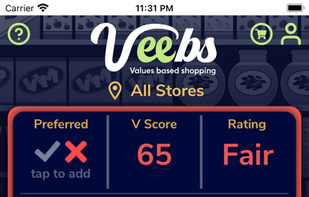 Veebs - Values Based Shopping screenshot 3