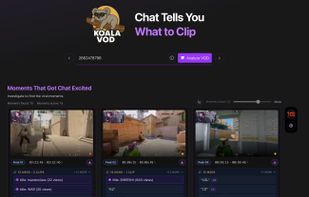 Inspect the timestamps of the vod with the highest chance of being made into entertaining content.