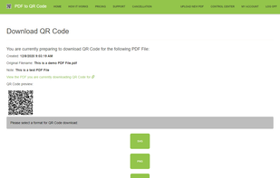 PDF to QR Code screenshot 1