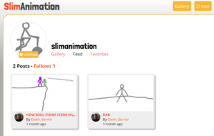 You can follow other users and see their creations through your feed