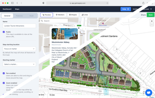 Create interactive maps or images