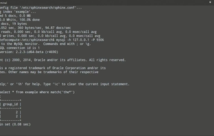 Sphinx (search engine) screenshot 1