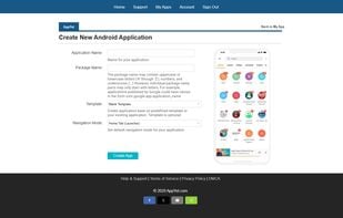 Page build app