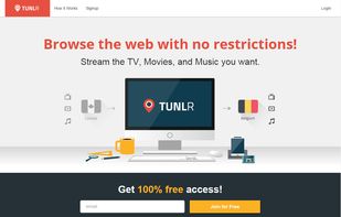Tunlr screenshot 1