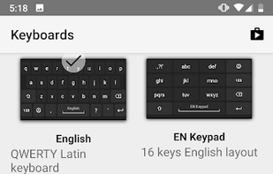 AnySoftKeyboard screenshot 1