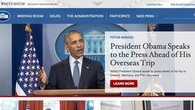 In 2009 the White House choose Drupal to power its website. The White House also contributed multiple Drupal modules at https://www.drupal.org/u/whitehouse