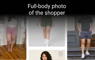 Shopper send full-body image to Tryona