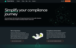 Openlane -Simplify your compliance journey