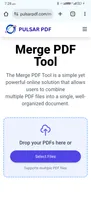 Merge Pdf images and Files with Pulsar PDF