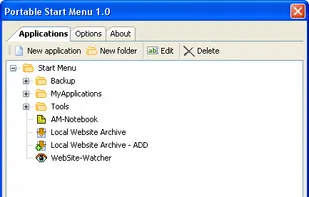 Portable Start Menu screenshot 1