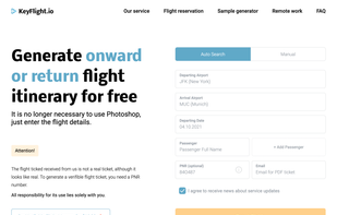 KeyFlight screenshot 1