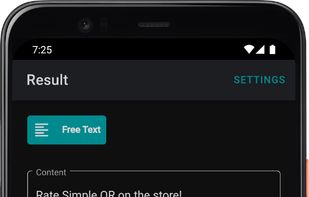 Simple QR screenshot 1