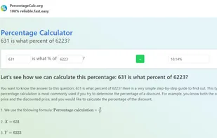 Percentage Calculator screenshot 1