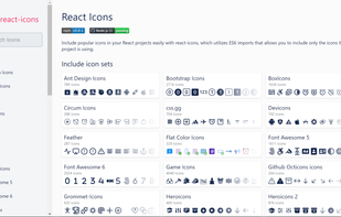 React Icons screenshot 1