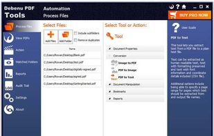 Debenu PDF Tools screenshot 1