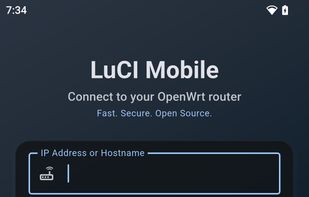 LuCI Mobile screenshot 1