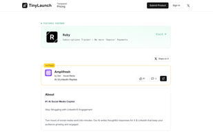 TinyLaunch screenshot 2