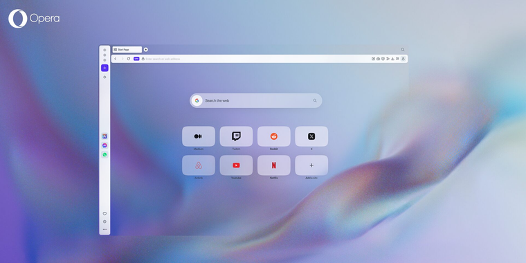 Opera One R2 brings enhanced multimedia controls, split screen, and AI image generation image