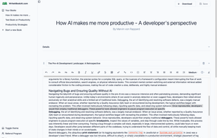 WriteABookAI screenshot 1