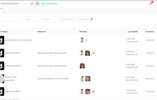 "My cases" cloud storage