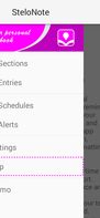 SteloNote Advance Notebook screenshot 1