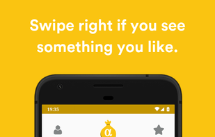 Swipe right if you see something you like.