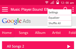 Music Player Sound Effect screenshot 3