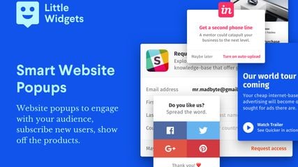 Little Widgets — HTML Website Widgets, Popups and Forms.
