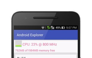 Android Explorer screenshot 1