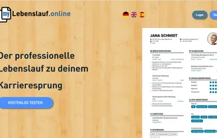 myLebenslauf.online screenshot 1