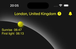 Sunrise Sunset Tracker screenshot 1