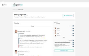 Geekbot screenshot 1