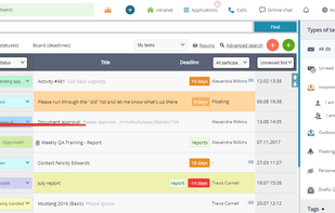 APRO CRM screenshot 2