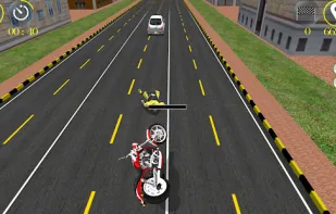 The Race: 3D Motorcycle Racing & Fighting Game
