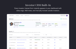 Investor CRM Built-In