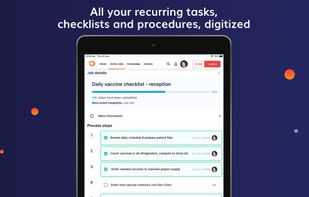 All your recurring tasks, checklists and procedures, digitized