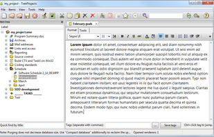 TreeProjects screenshot 1