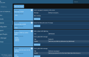 Application Management Panel (AMP) screenshot 1
