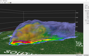 Volume Explorer, a feature that allows you to view radar data in 3D.