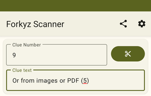 Forkyz Scanner screenshot 1