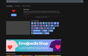 An example of the "Emoji Meaning" tab on a page of an emoji.