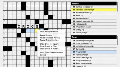 Crosswords screenshot 1