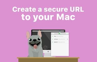 Run your local web server or choose a folder of static HTML for Emporter to serve.

Emporter will create a secure tunnel to our servers and receive a shareable URL.

When someone visits the URL, its contents will be served directly from your Mac.