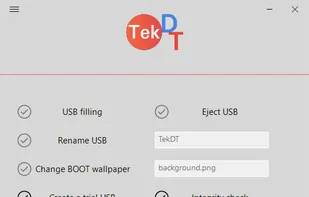 TekDT USB Creator screenshot 2
