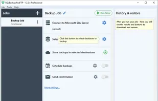 SQLBackupAndFTP screenshot 1