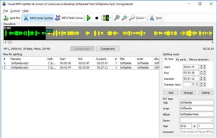 Visual Audio Splitter &amp; Joiner screenshot 1