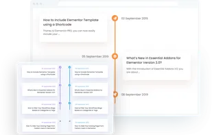 WP Timeline Designer PRO Plugin screenshot 1