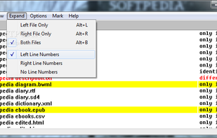 WinDiff screenshot 1