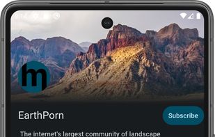 Community page | dark