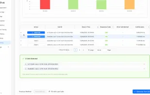 Select a callId to build a deterministic replay scenario